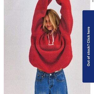 PARKE fleece red jacket